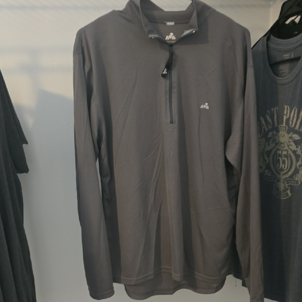 Gray Long Sleeve Men's Shirt